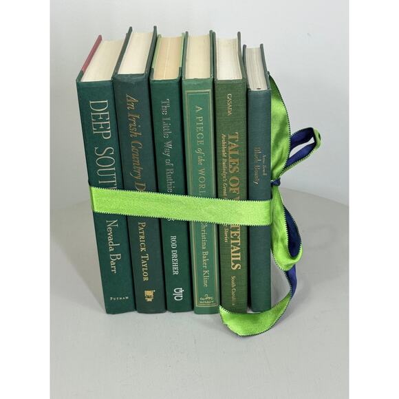 Vintage ombré effect green Decorative Book collection - Picture 4 of 4